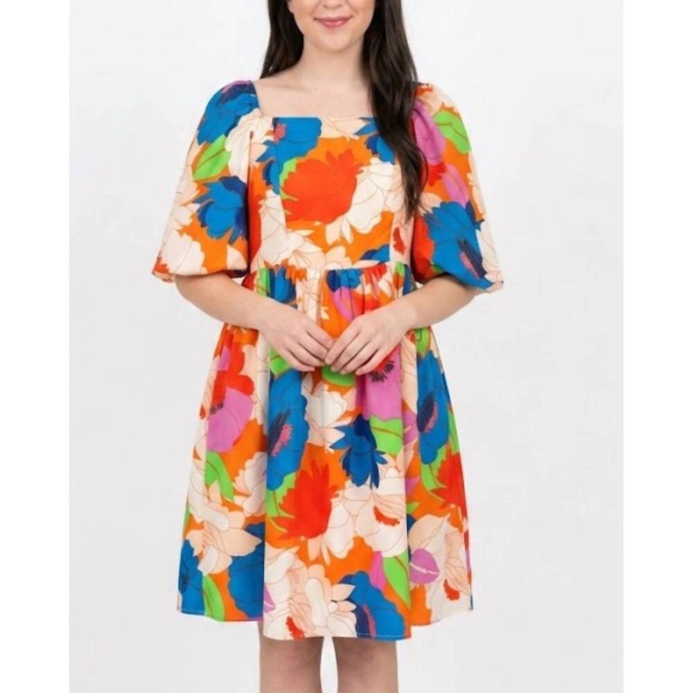 NEW JESS LEA feel the heat dress in multicolor